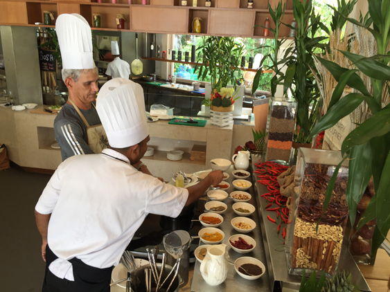 cooking class no Anantara Veli