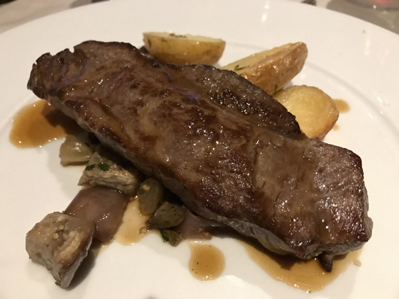 menu de 4 pratos