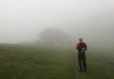 Rifugio delle Odle quando chegamos – sem visibilidade