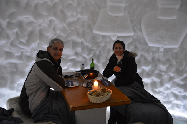 Fondue em Adelboden