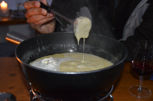 Fondue em Adelboden