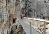 ponte que liga os desfiladeiros no caminito del rey