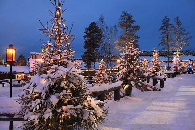 Rovaniemi, finlândia - 5 de março de 2017: escritório do papai