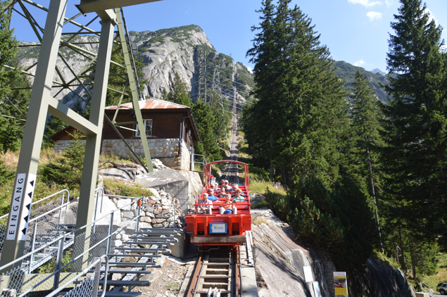 Gelmerbahn – funicular inclinado