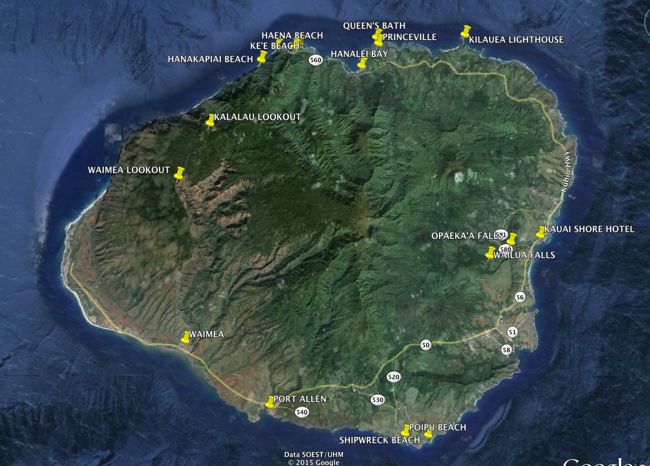 mapa-kauai-satelite