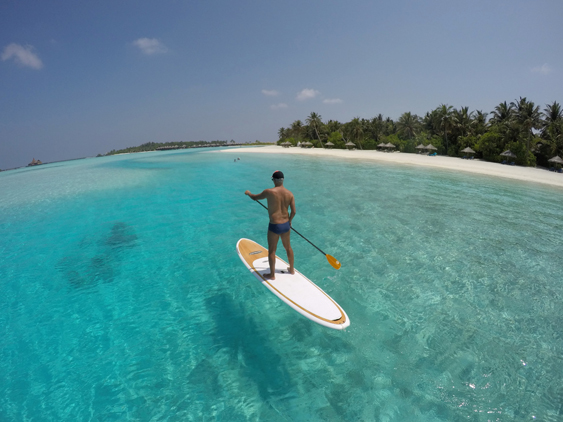 Stand up no Anantara Dhigu