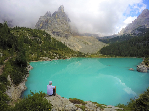 Como é a trilha até o Lago di Sorapis nas Dolomitas