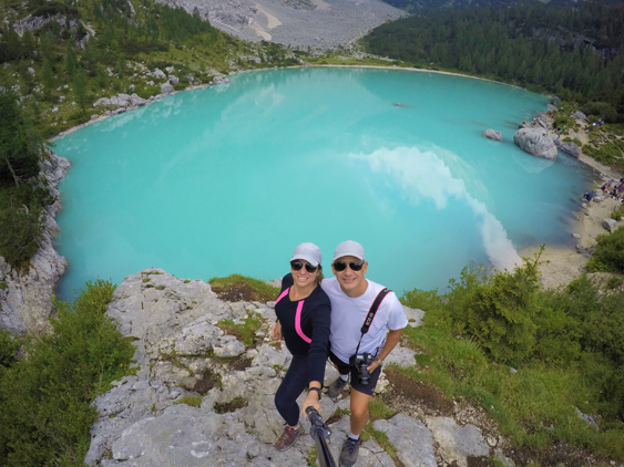 Como é a trilha até o Lago di Sorapis nas Dolomitas