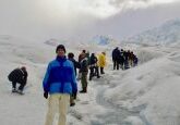 Mini trekking sobre o glaciar