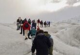 Mini trekking sobre o glaciar