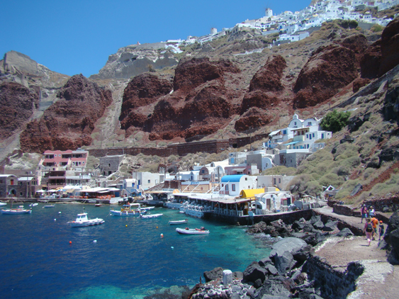 Ammoudi Bay em Oia